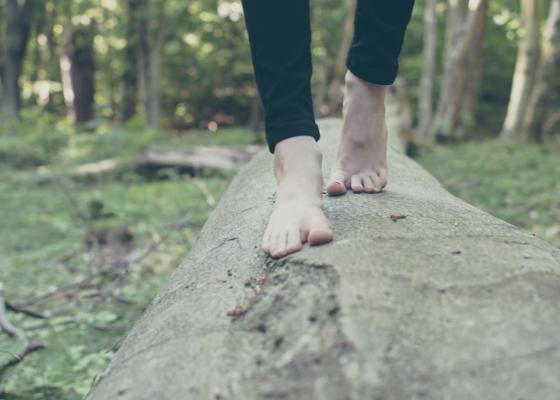 Example of healthy feet