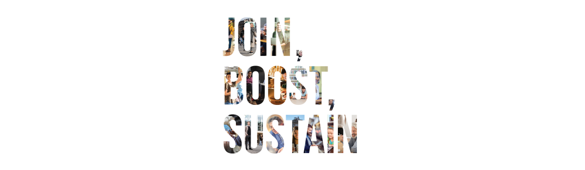 Join, boost, sustain